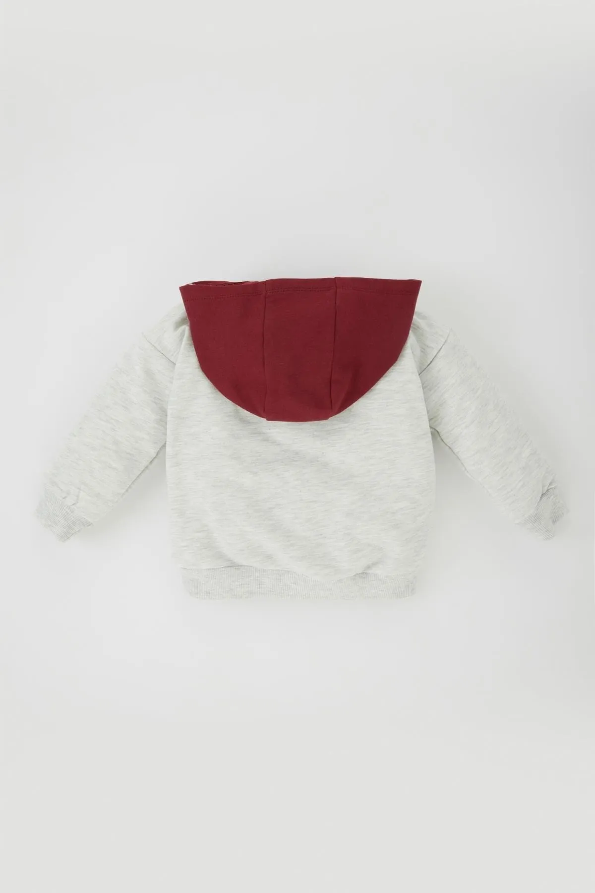 DeFacto  Bedrucktes, weich gefüttertes Sweatshirt mit Kapuze für Babys (Jungen).