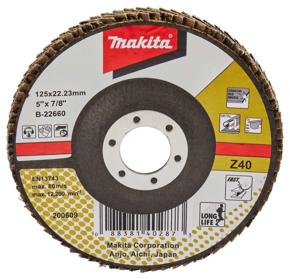 Makita Tilbehør B-22660 Lamskive 125mm Z40