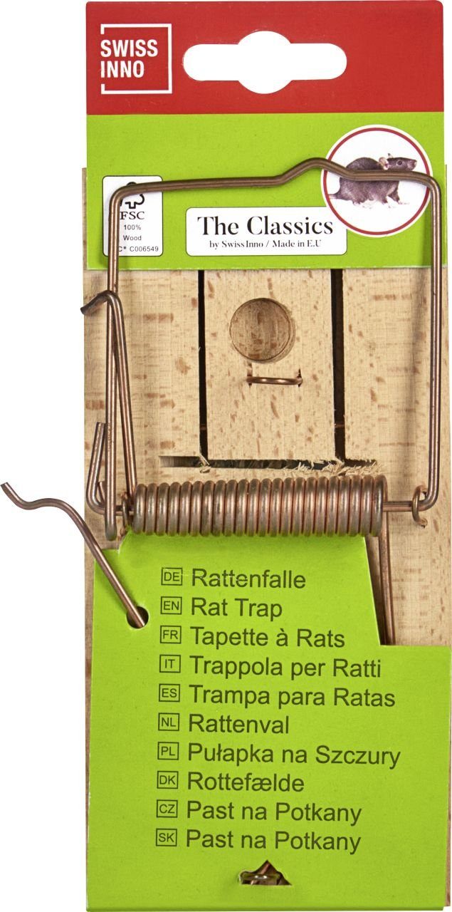 Swissinno Insektenvernichtungsmittel Swissinno Holz-Rattenfalle FSC Classic