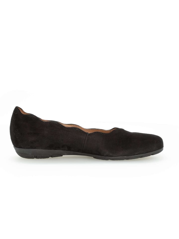 Gabor Fashion Sportliche Ballerinas in schwarz günstig kaufen