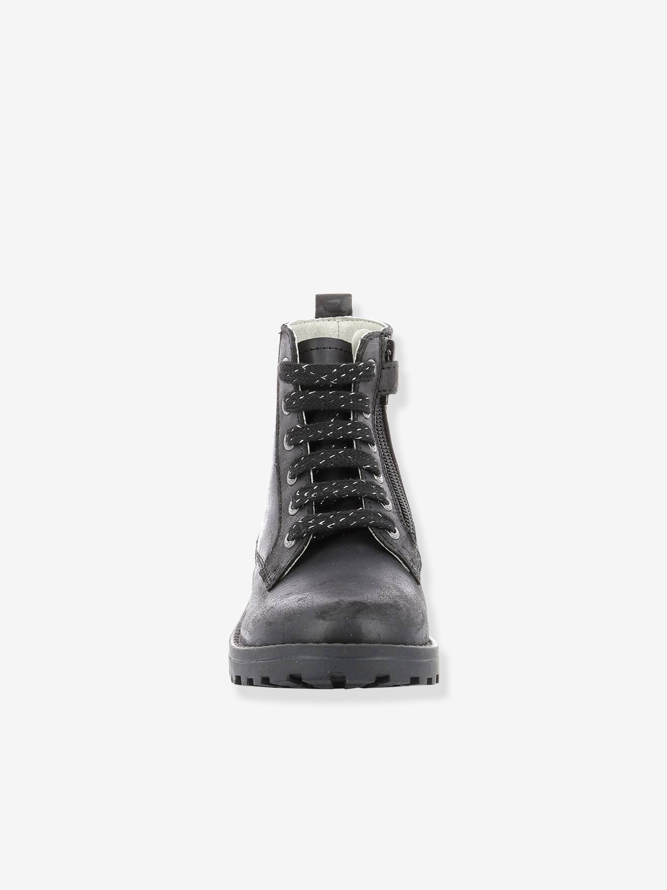 Boots fille Grooke KICKERS® noir argent