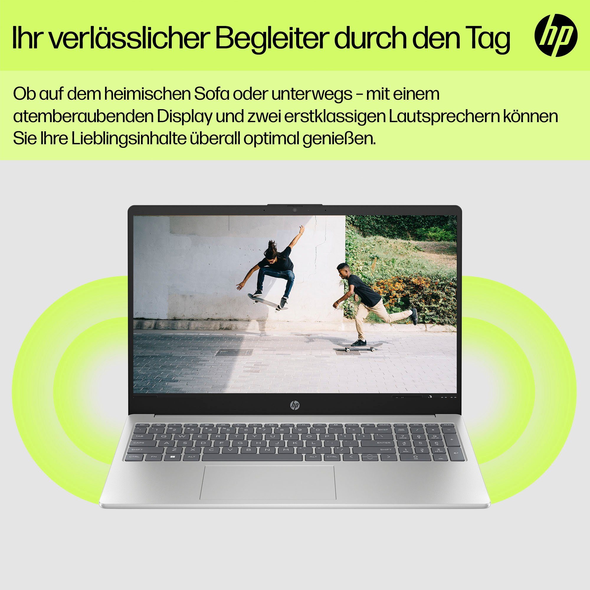 HP 15s-fq2235ng Notebook (39,6 cm/15,6 Zoll, Intel Core i3 1115G4, UHD Graphics, 512 GB SSD)
