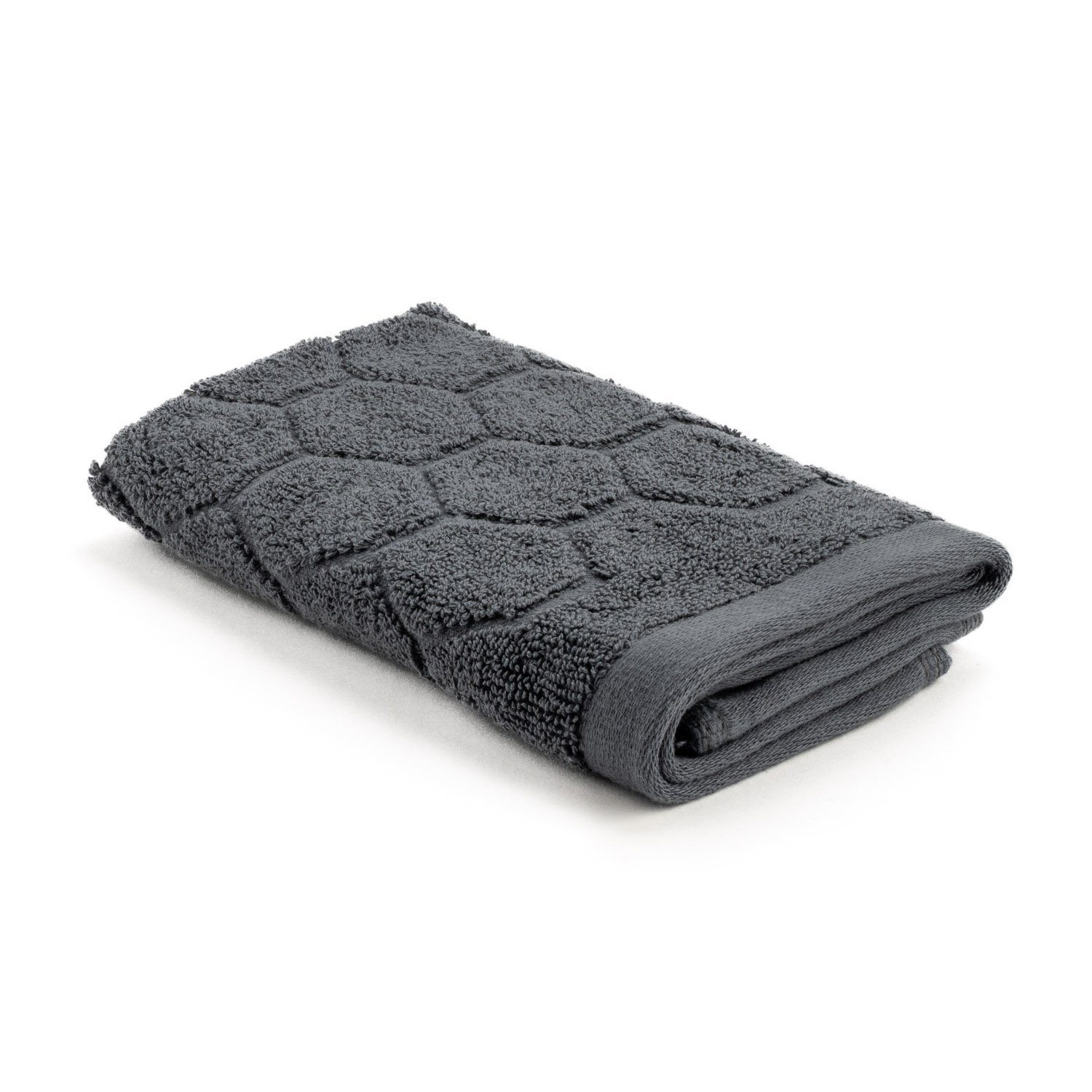 Aymando Handtuch Set Bio, Bio Baumwolle, (Set, 3-tlg), 30x30, 50x90, 70x140 cm Hexagon