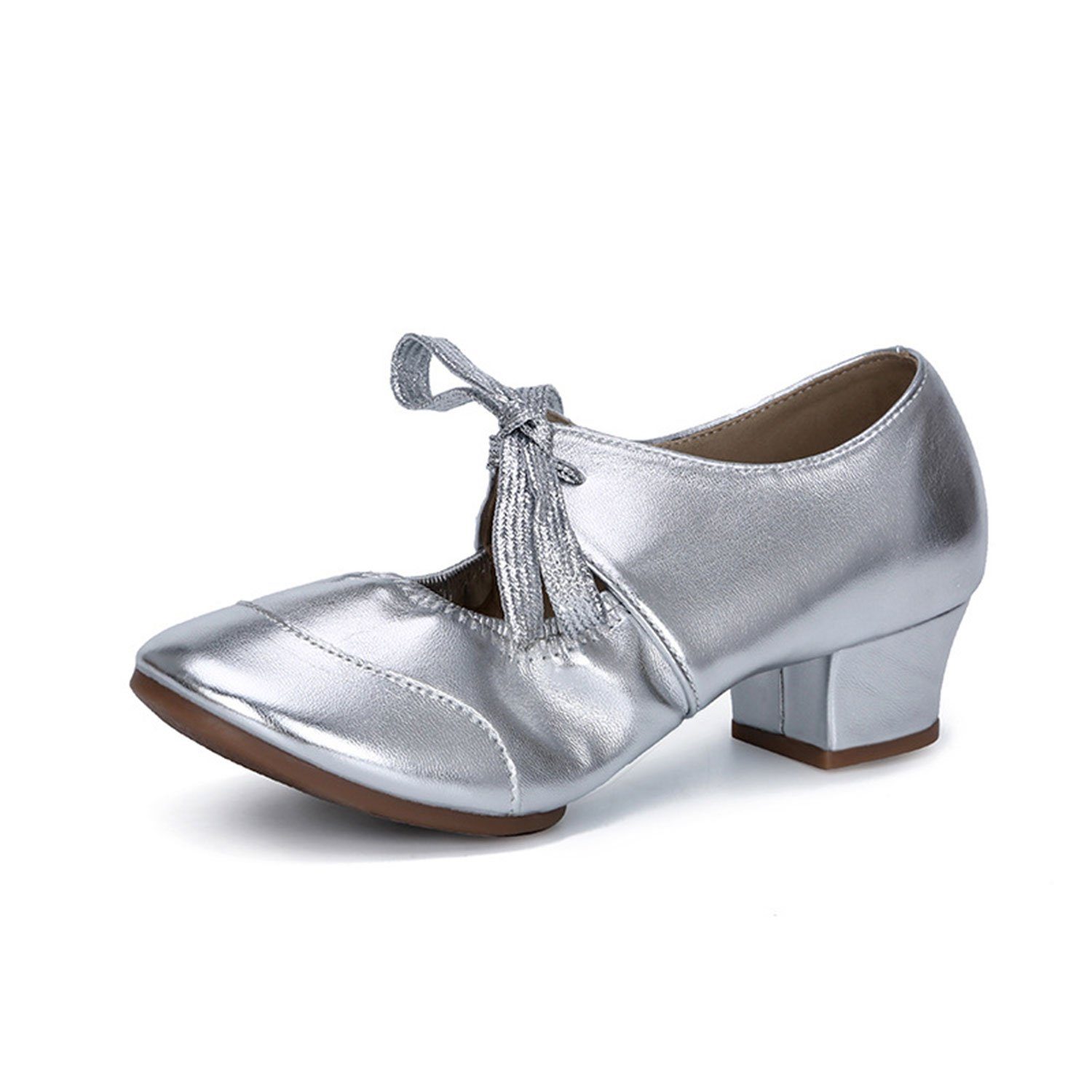 Daisred Tanzschuhe Damen Mary Jane Prinzessin Schuhe Latin Modern Ballerina