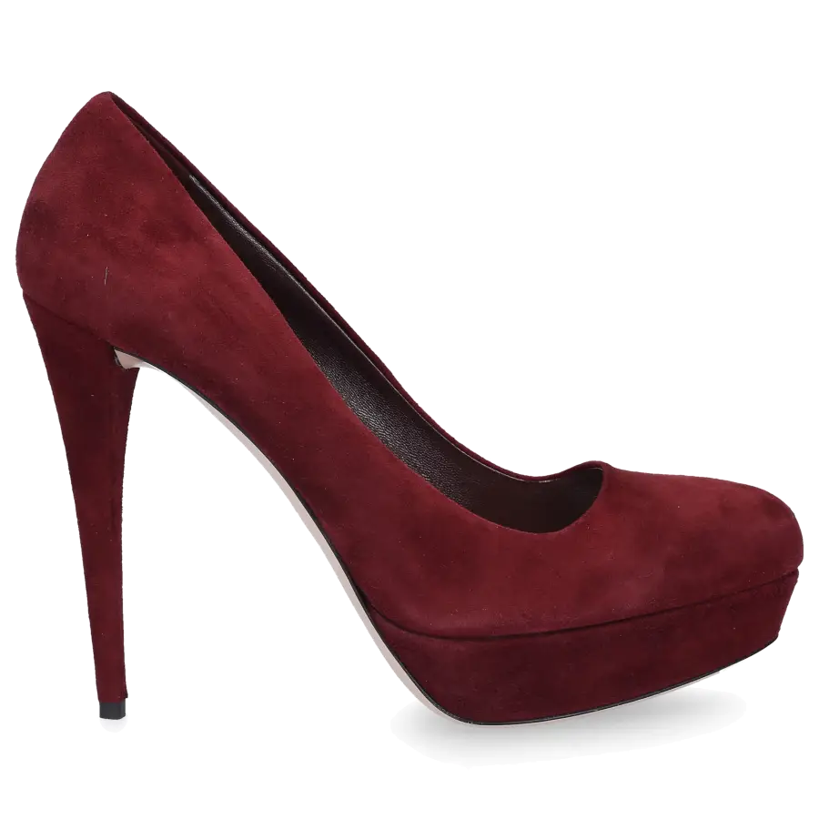 Miu Miu - Pumps Veloursleder - rot