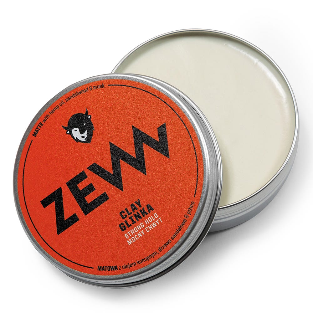 ZEW for Men Matt Clay strong hold Hemp Oil 100 ml