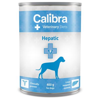 Sparpaket Calibra Veterinary Diet Dog Hepatic 12 x 400 g