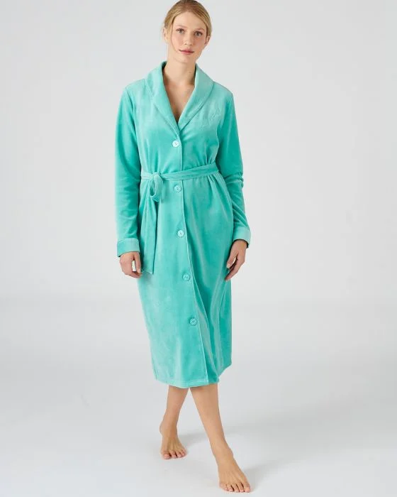 Robe de chambre maille velours