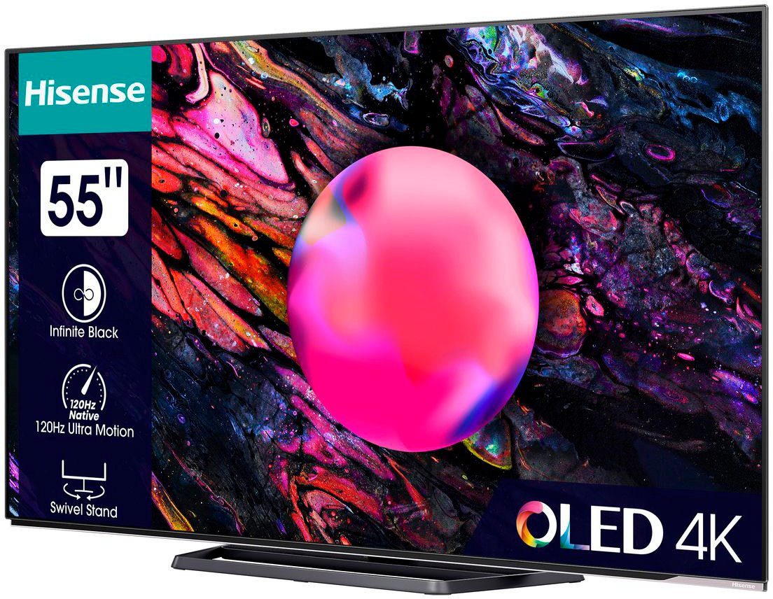 Hisense 55A85K OLED-Fernseher (139 cm/55 Zoll, 4K Ultra HD, Smart-TV)