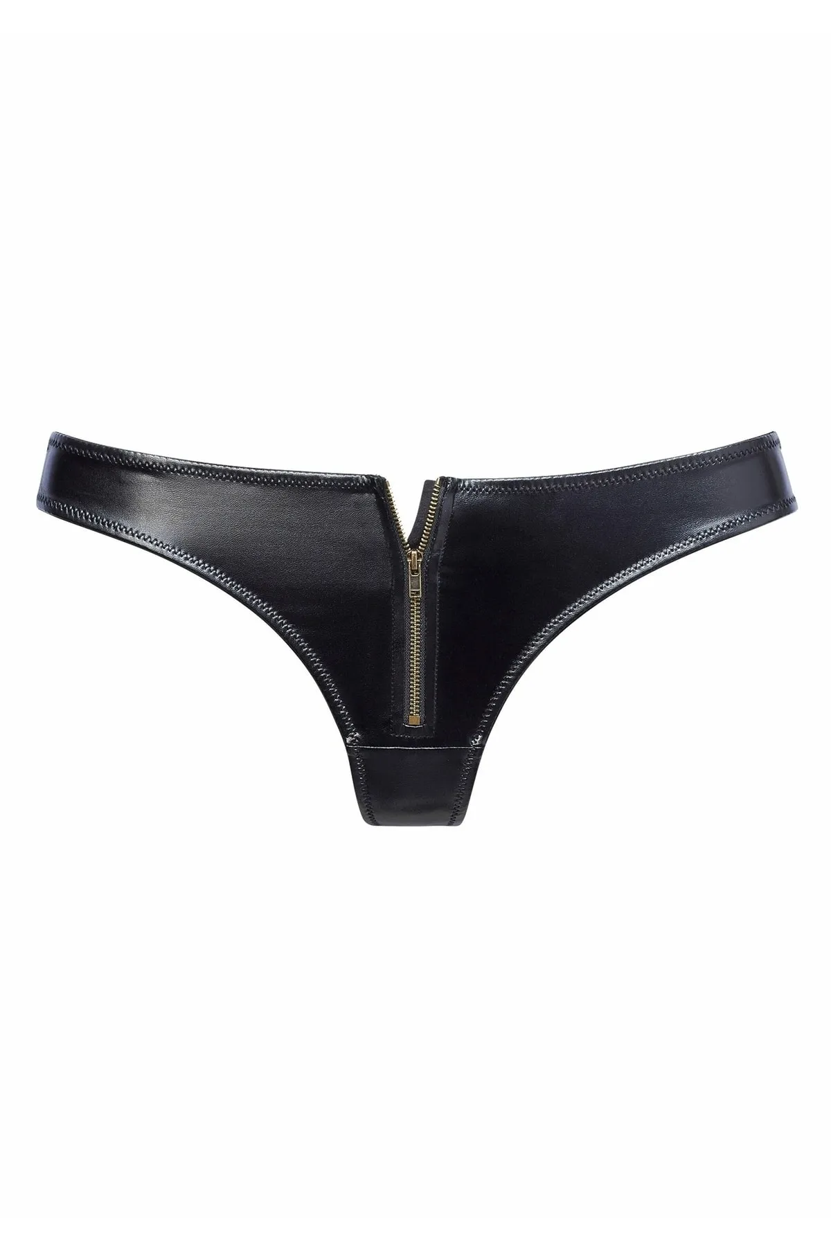PETITE FLEUR GOLD  Slip - Schwarz - Unifarben