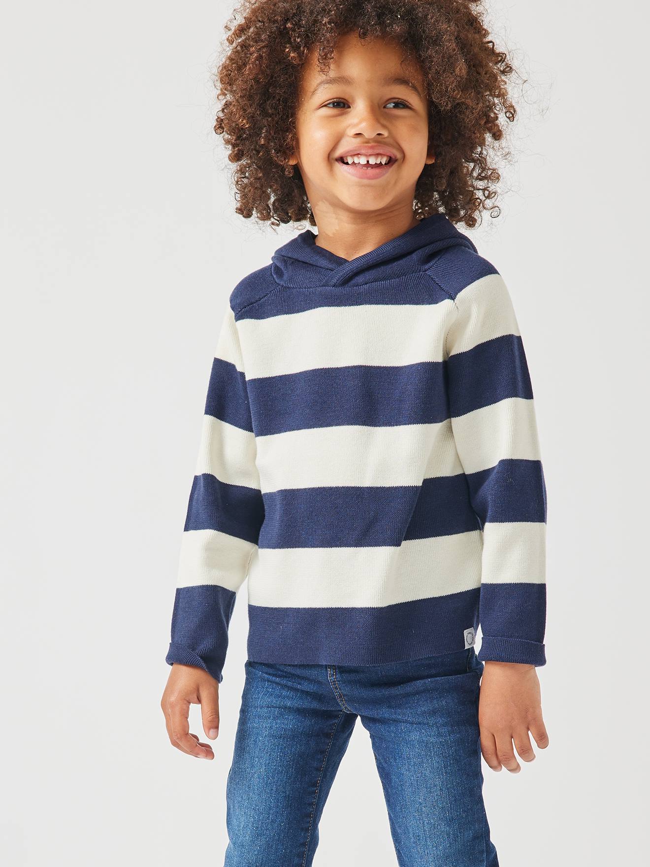Vertbaudet Jungen Kapuzenpullover Oeko-Tex - marine