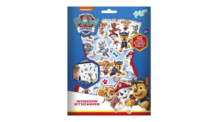 PAW PATROL FENSTER STICKER