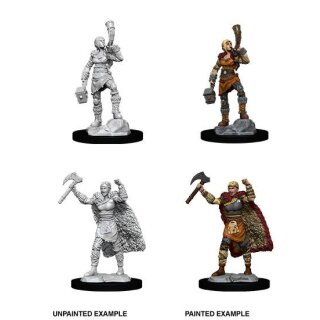 D&D Nolzur's Marvelous Miniatures - Female Human Barbarian (6 Units)
