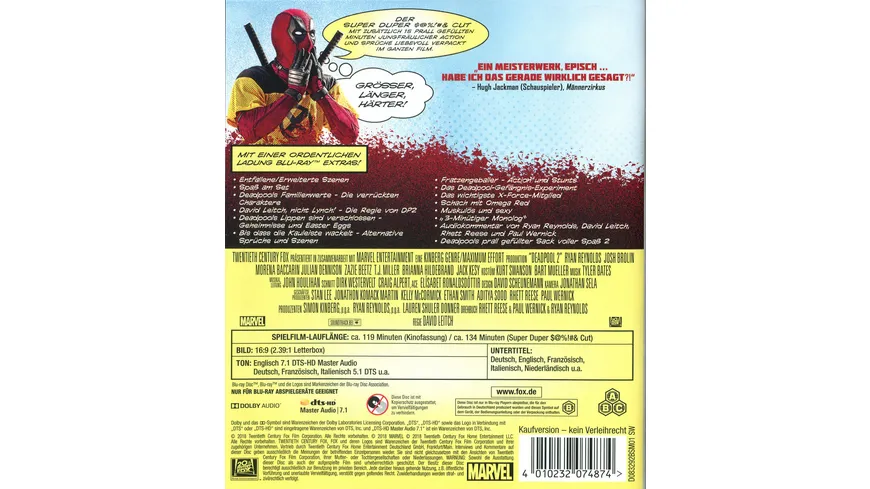 Deadpool 2  (2 BRs)