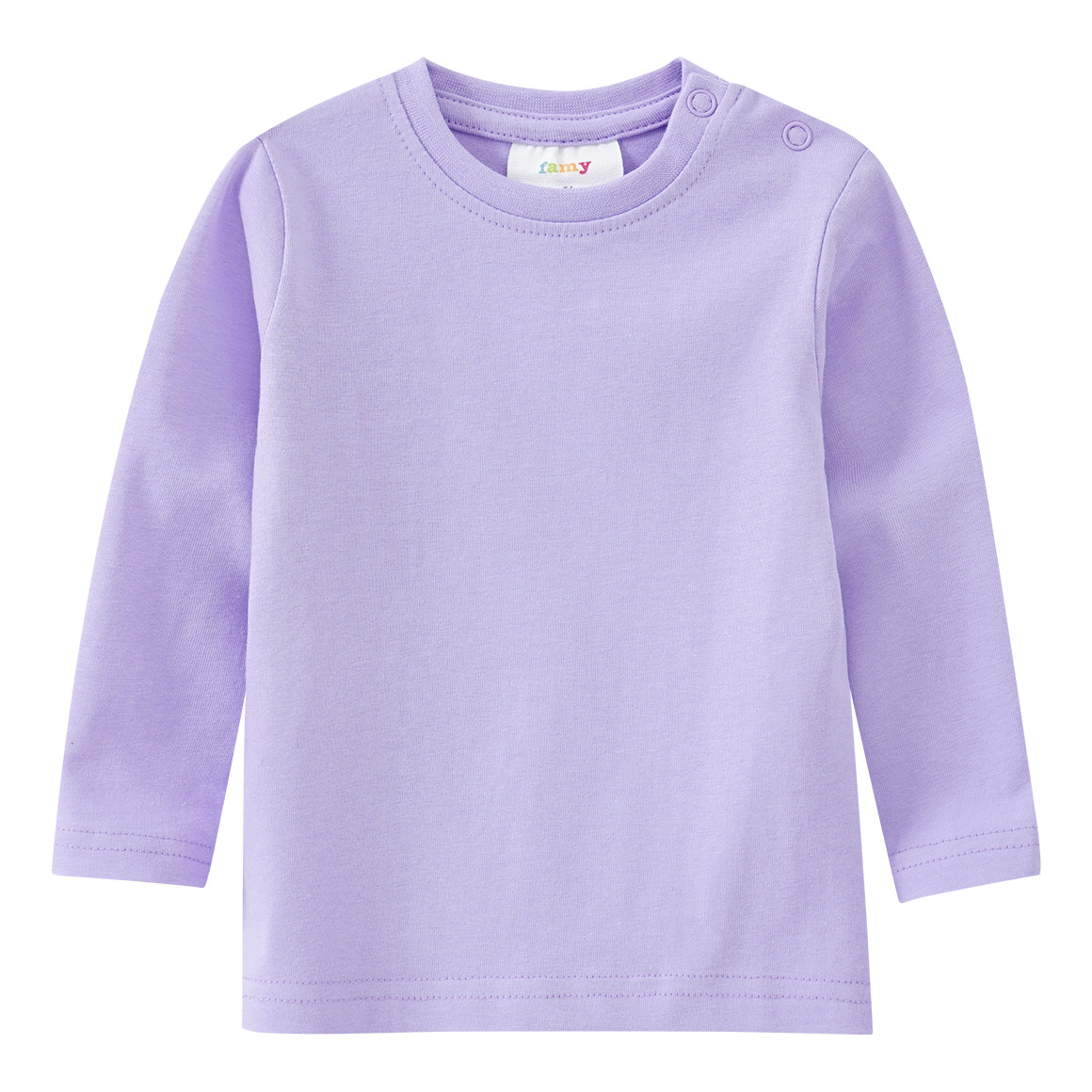 2 Baby Langarmshirts im Basic-Style