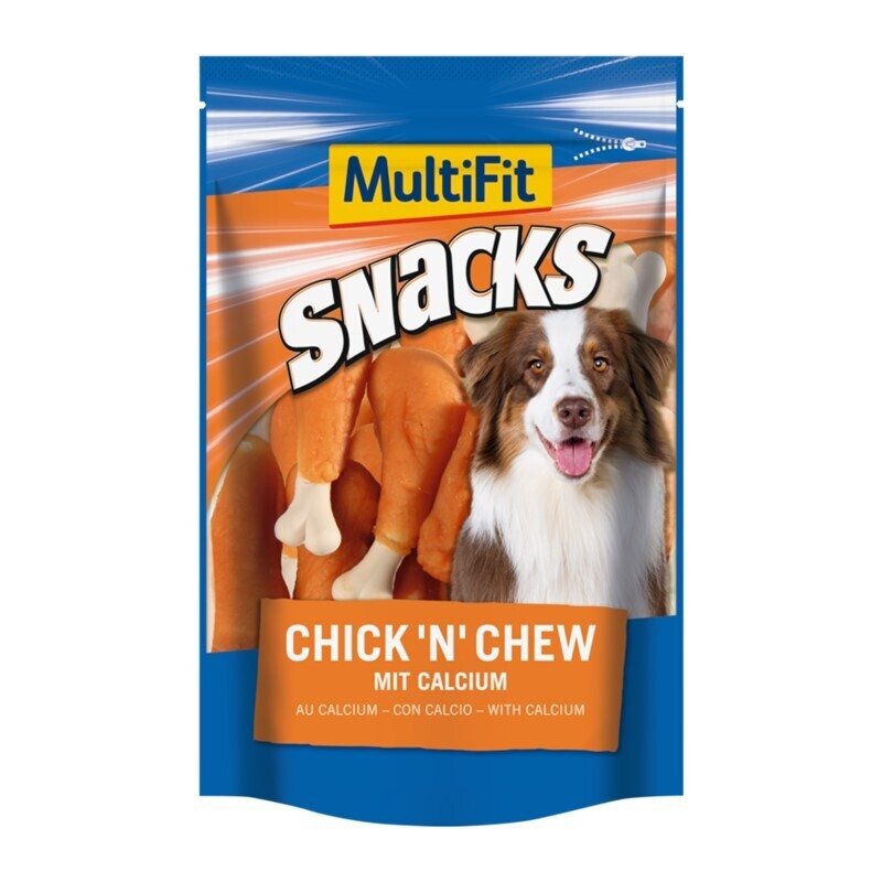 MultiFit Snacks MultiFit Snacks Chick'n chew Calciumknochen 2x100g