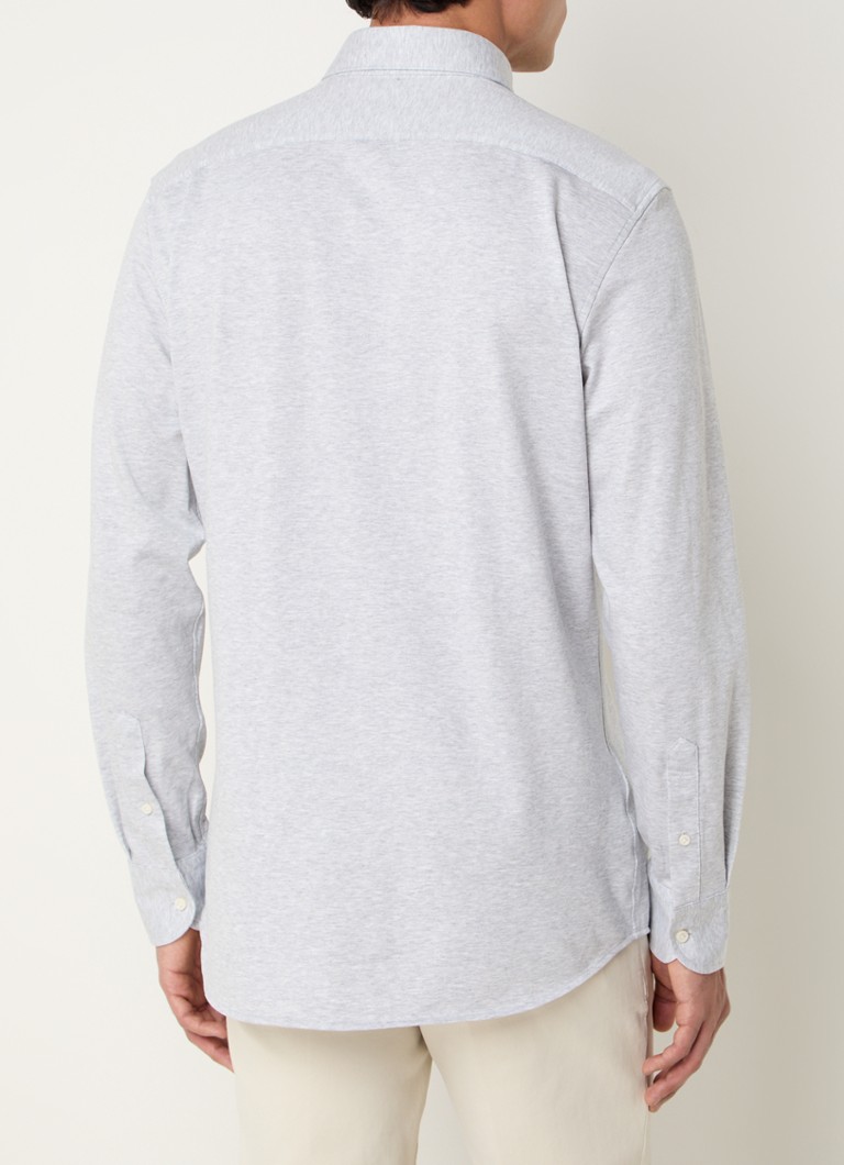 Boggi Milano Regular fit polo krekls ar jauktu rakstu