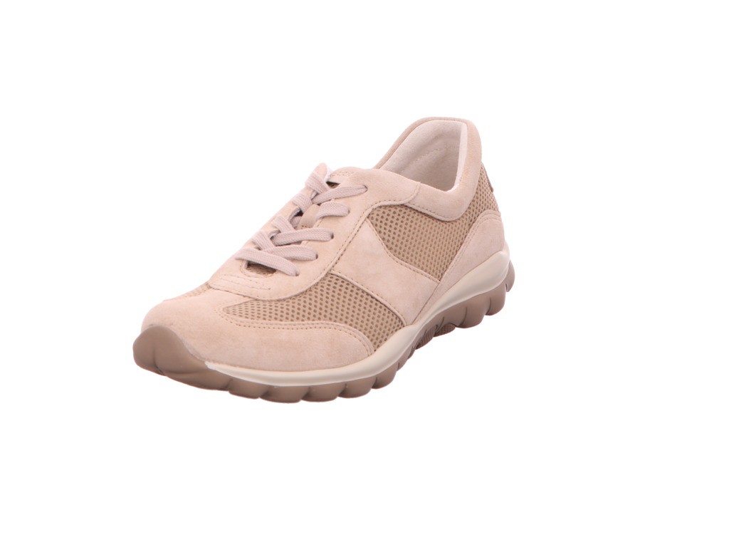 GABOR Freizeit Schnürer beige rollingsoft by Gabor Sneaker low 46.966.