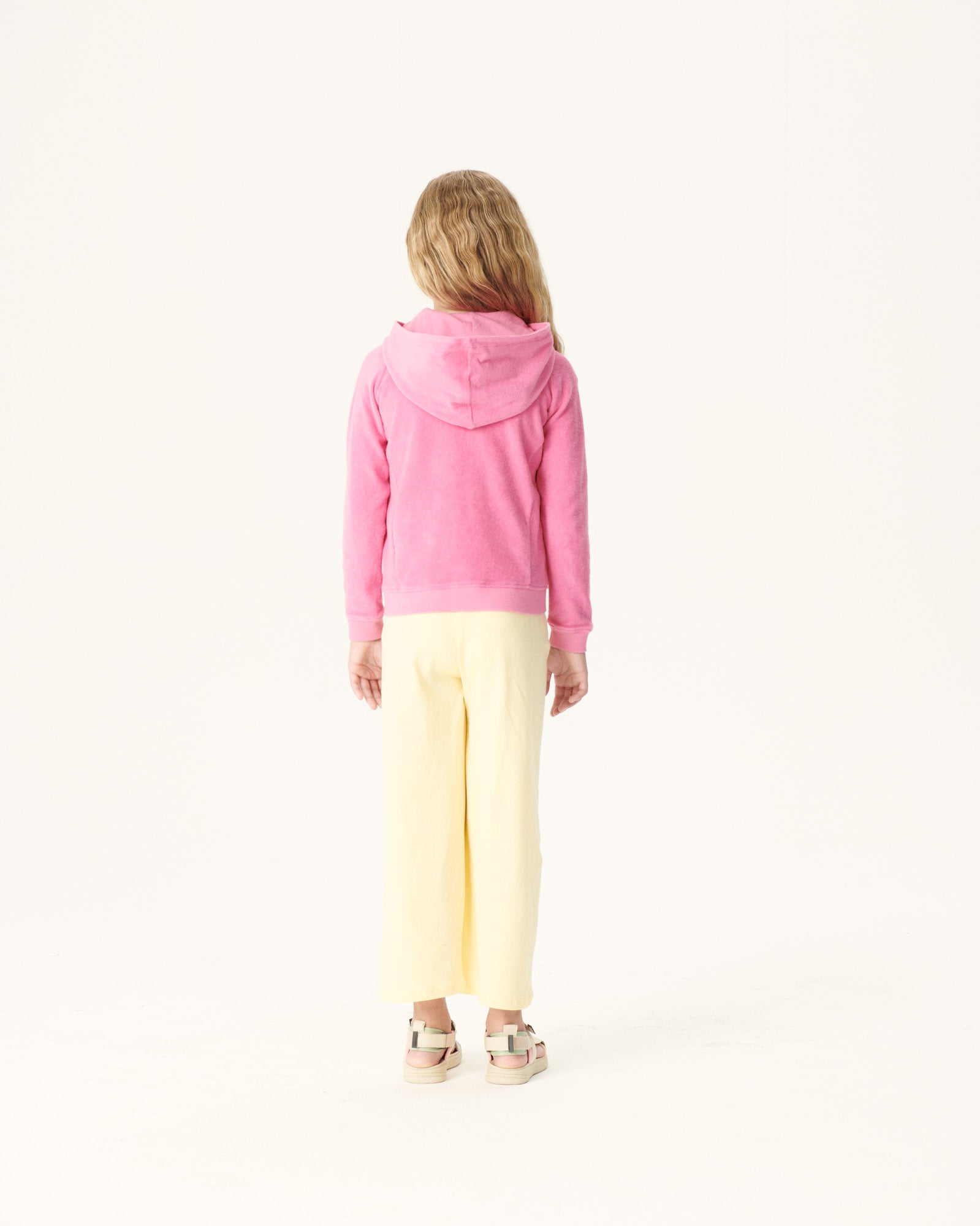 Veste zippée éponge Rose intense enfant Volta