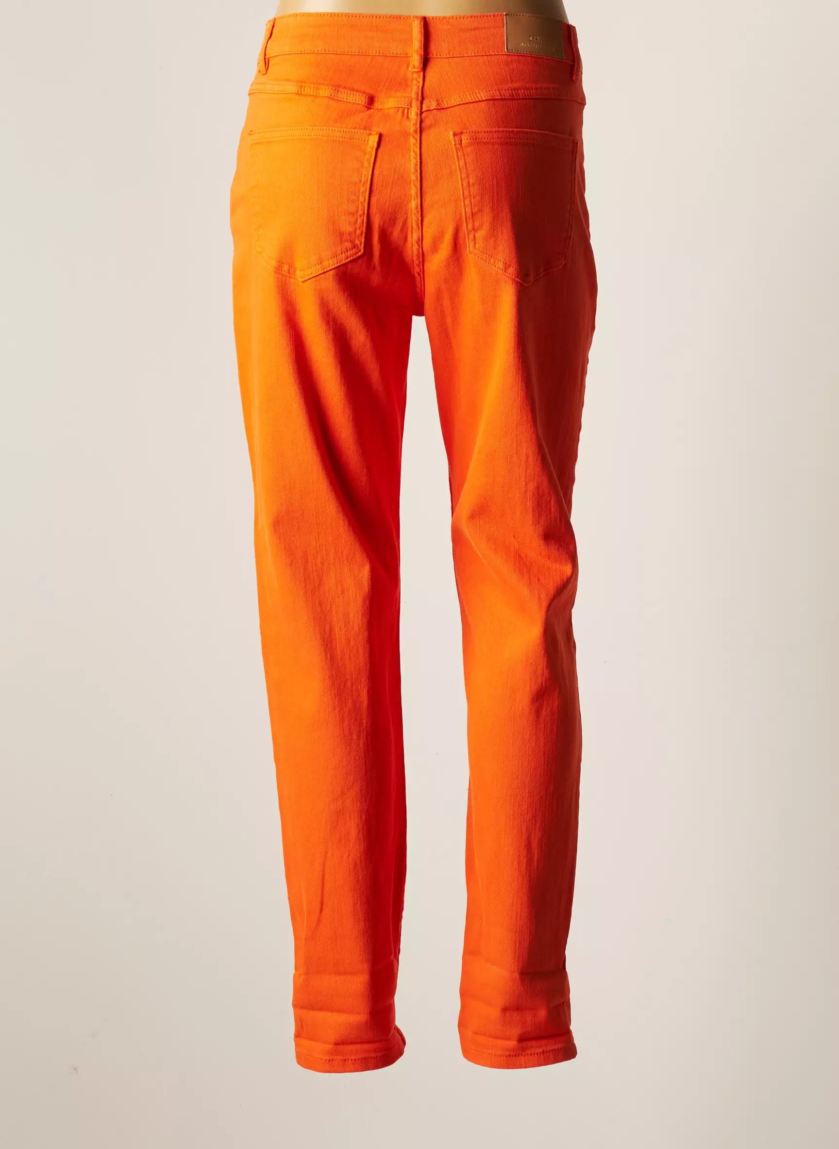 Onado Jeans Coupe Slim Femme couleur orange