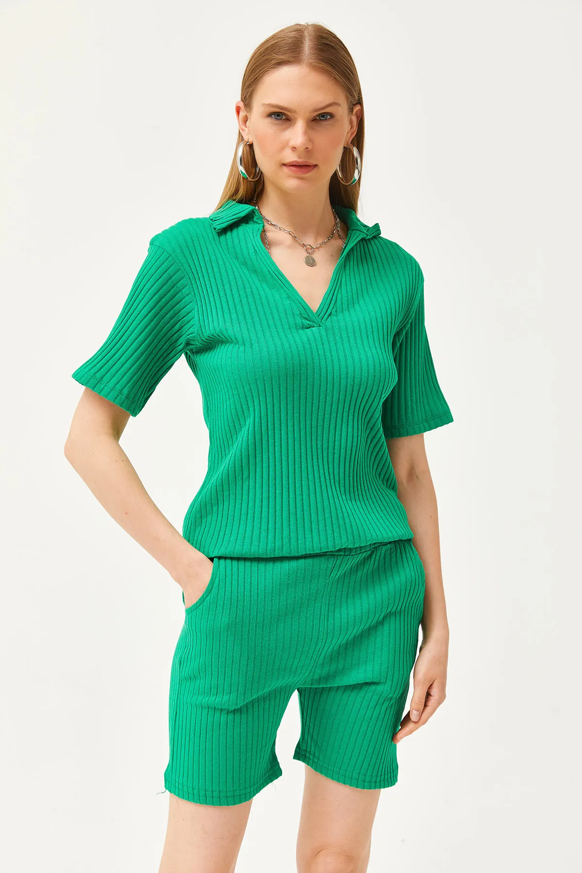 Olalook  Zweiteiler - Grün - Oversized
