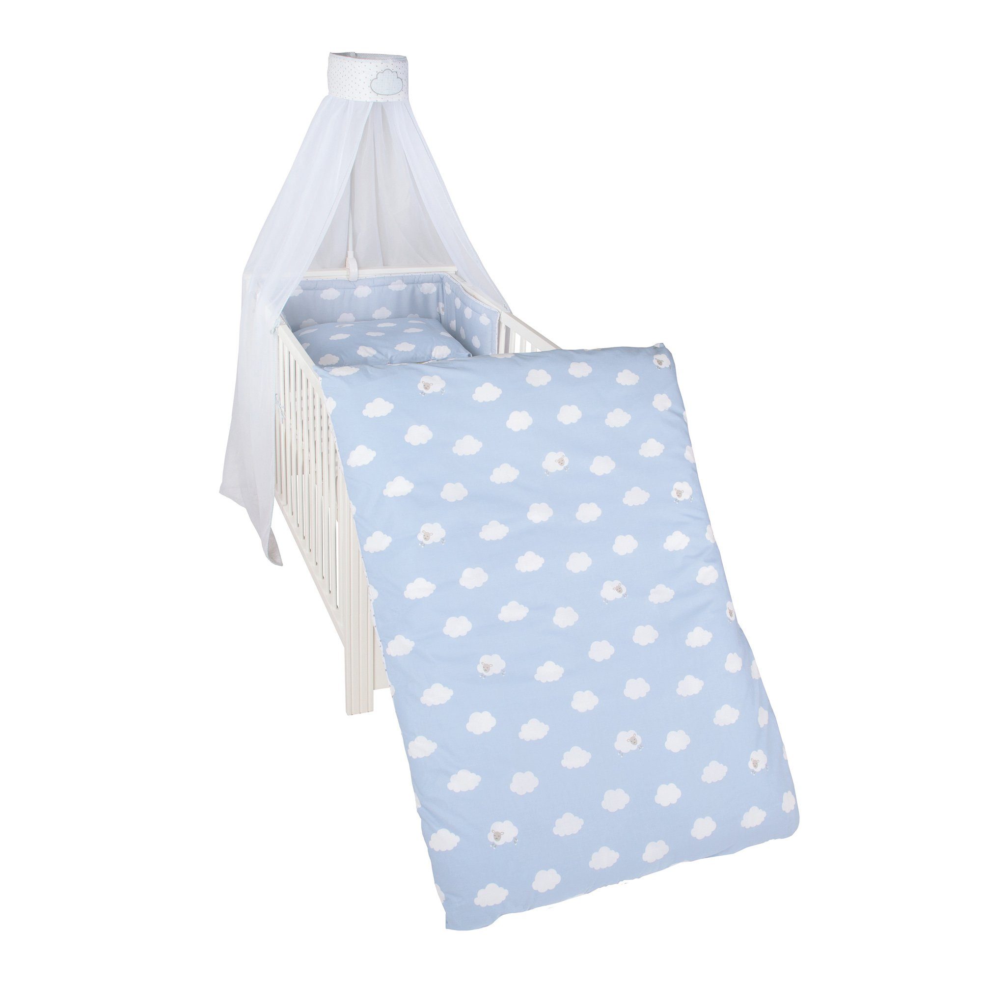 Kinderbettwäsche in verschiedenen Motiven, roba®, Kissenbezug, Deckenbezug, Nestchen & Himmel