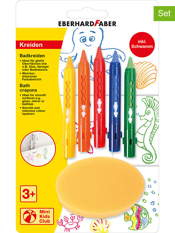Eberhard Faber 2er-Set: Badkreide - 2x 5 Stück günstig kaufen onesize