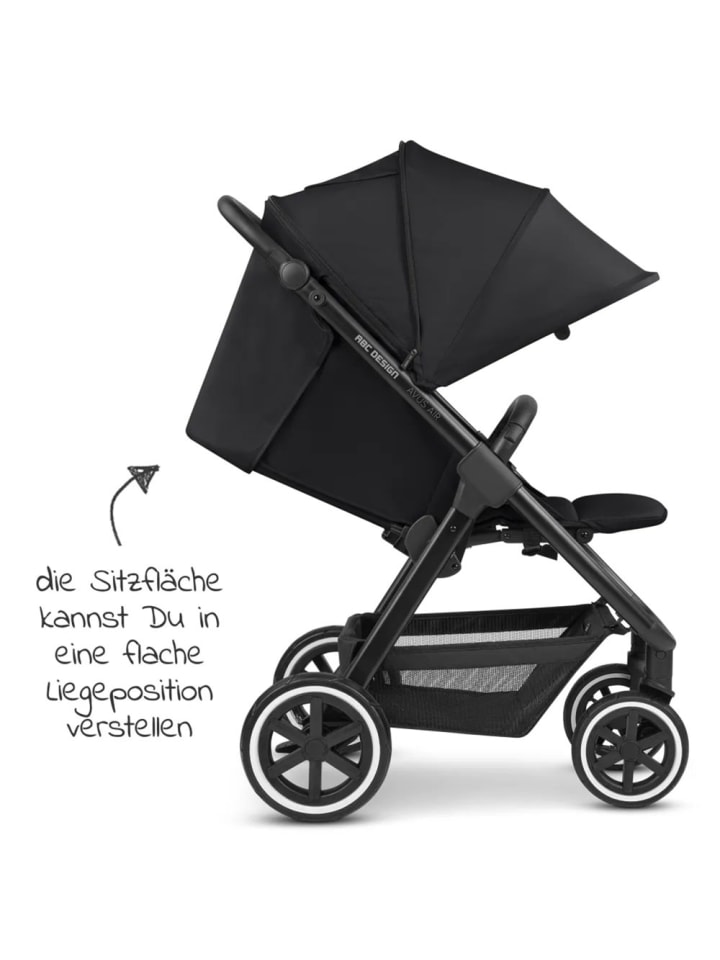 ABC-Design Buggy & Sportwagen Avus Air mit Lufträder - in schwarz günstig kaufen onesize