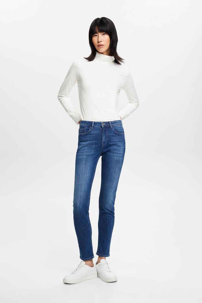 Mid-Rise-Stretchjeans in schmaler Passform