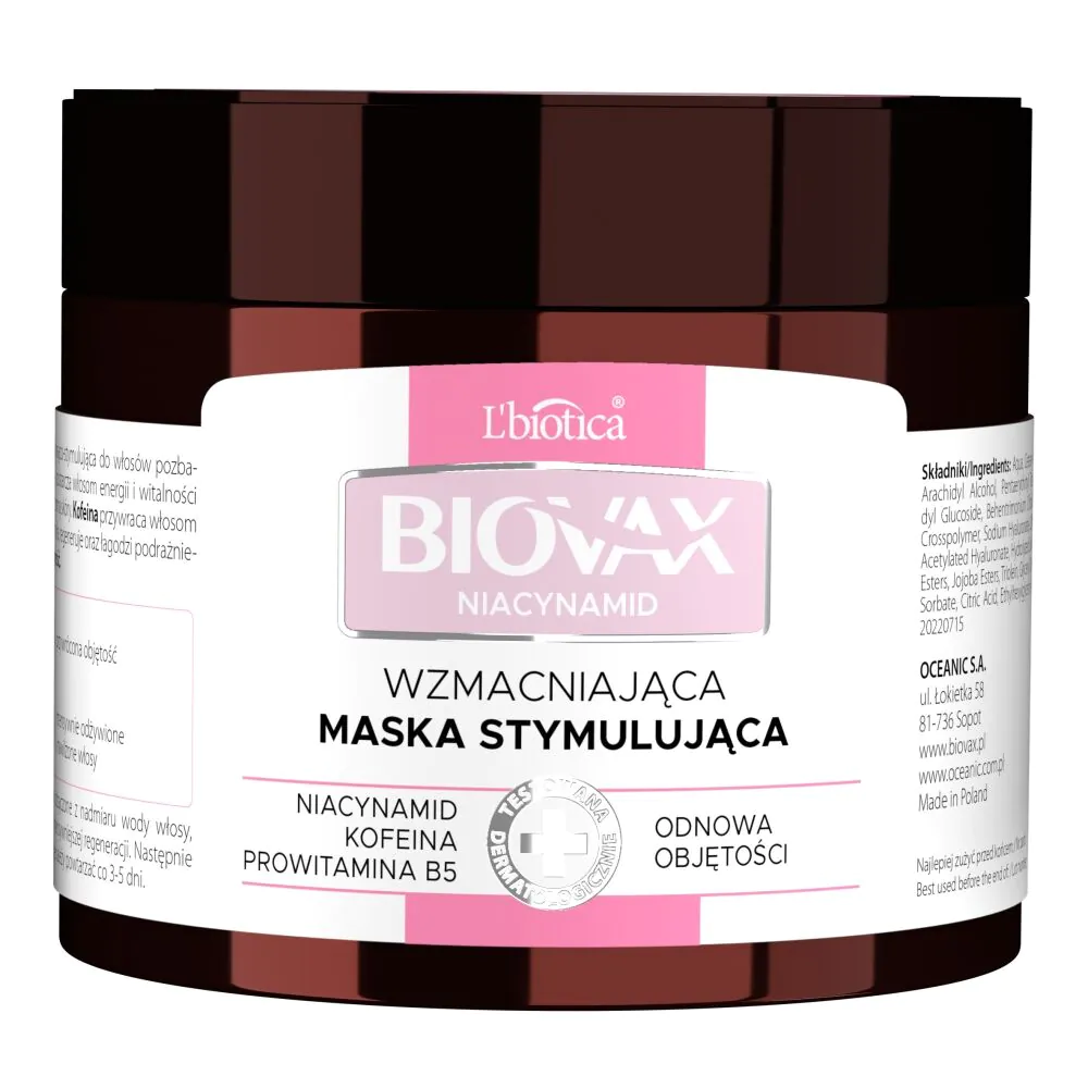 Biovax Niacinamid Styrkende Stimulerende Hårmaske