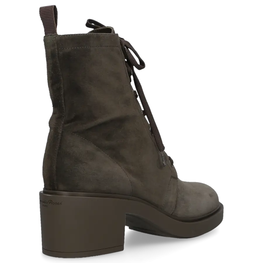 Gianvito Rossi - Stiefeletten FOSTER Veloursleder - grün