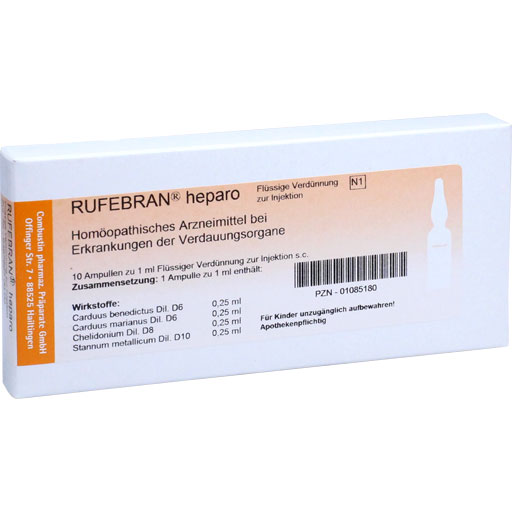 RUFEBRAN heparo Ampullen  10 St  Ampullen