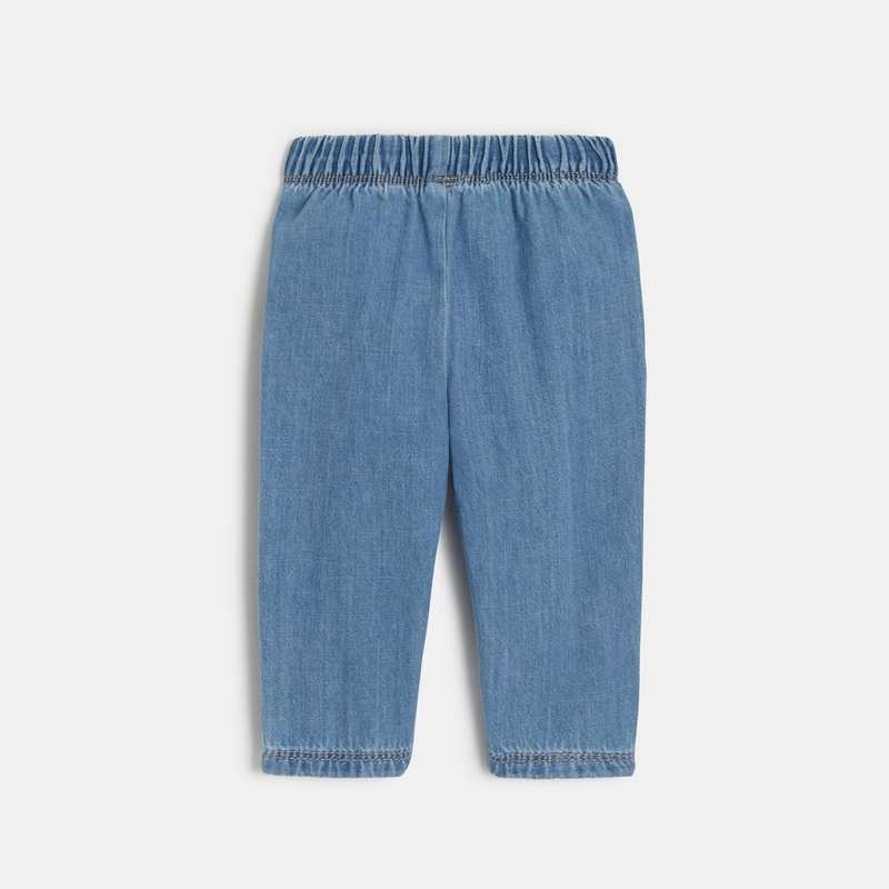 Pantalon en jean bébé bleu délavé Catimini