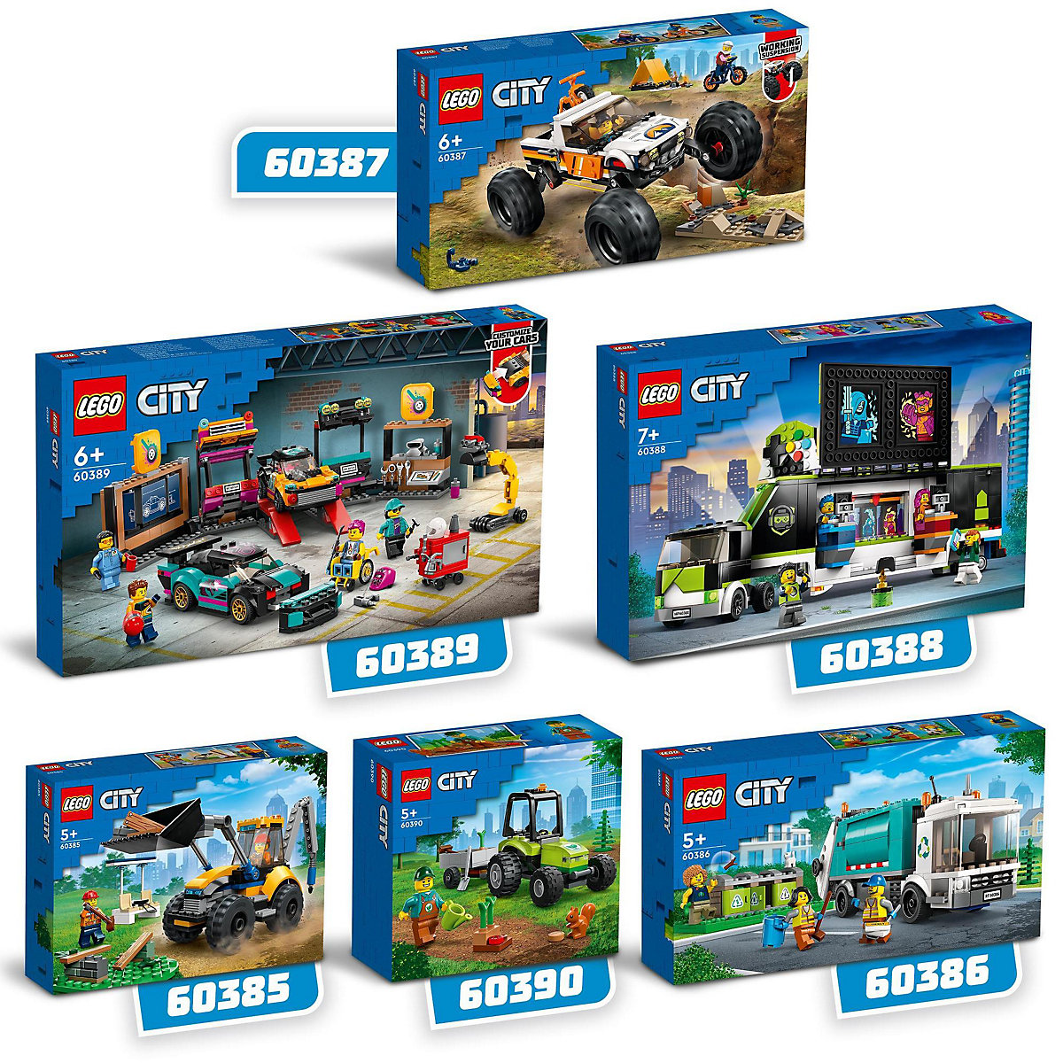 LEGO® City 60386 Müllabfuhr