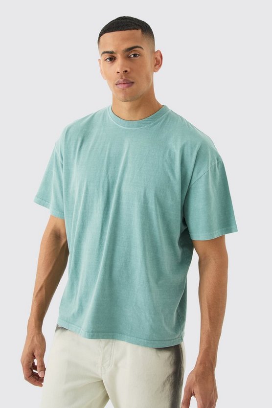 Kastiges Oversize T-Shirt mit Print