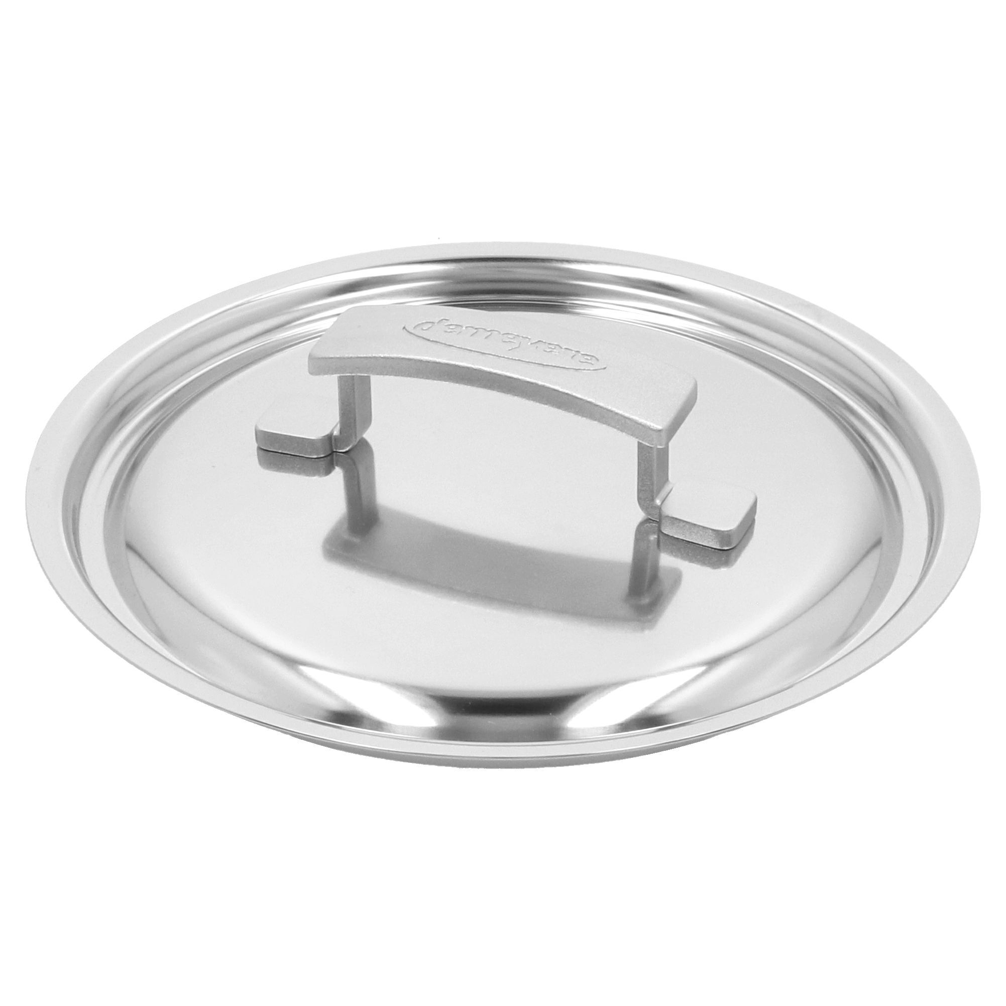 Stieltopf mit Deckel 20 cm, 18/10 Edelstahl, Silber