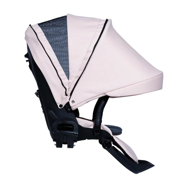 Nordbaby Active Lux stroller set peony beige, chrome frame
