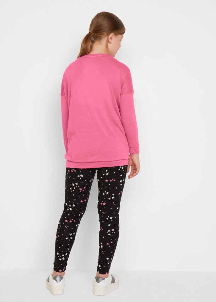 Mädchen Longshirt + Leggings (2-tlg. Set)