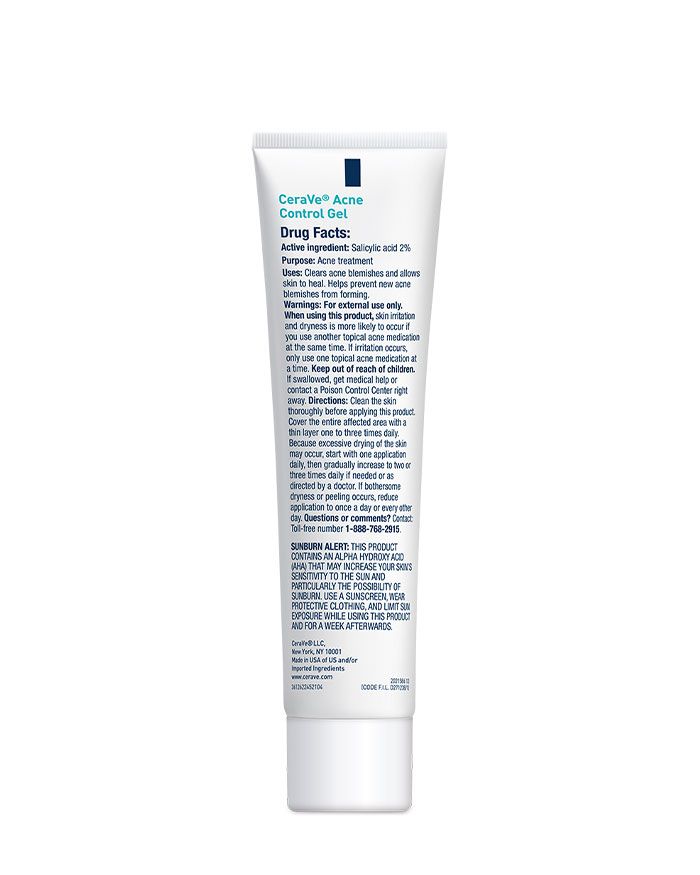 Gel anti-acné hydratant pour le visage