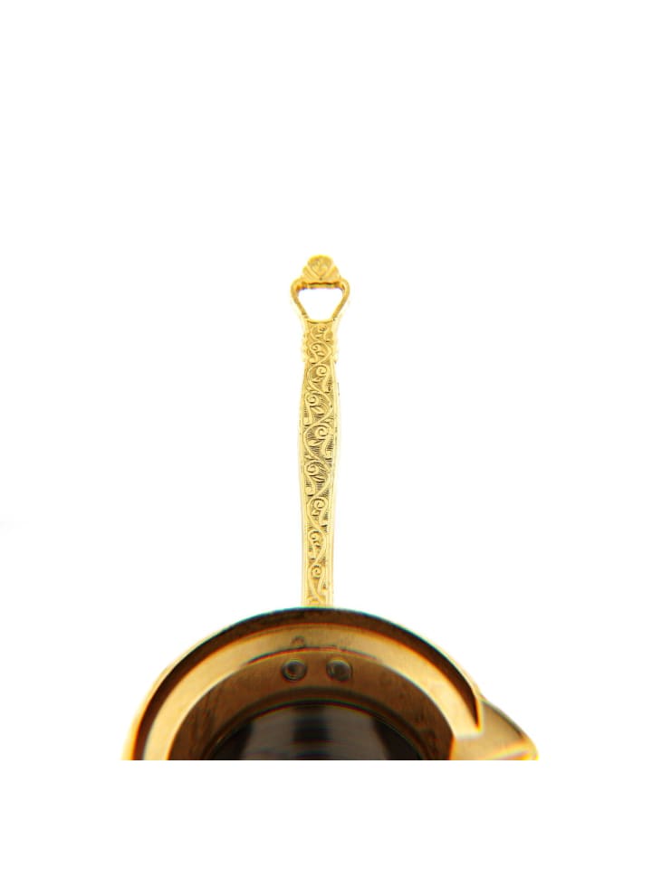 Almina Traditionelle Kaffeekanne  Türkischer Kaffee in Gold günstig kaufen