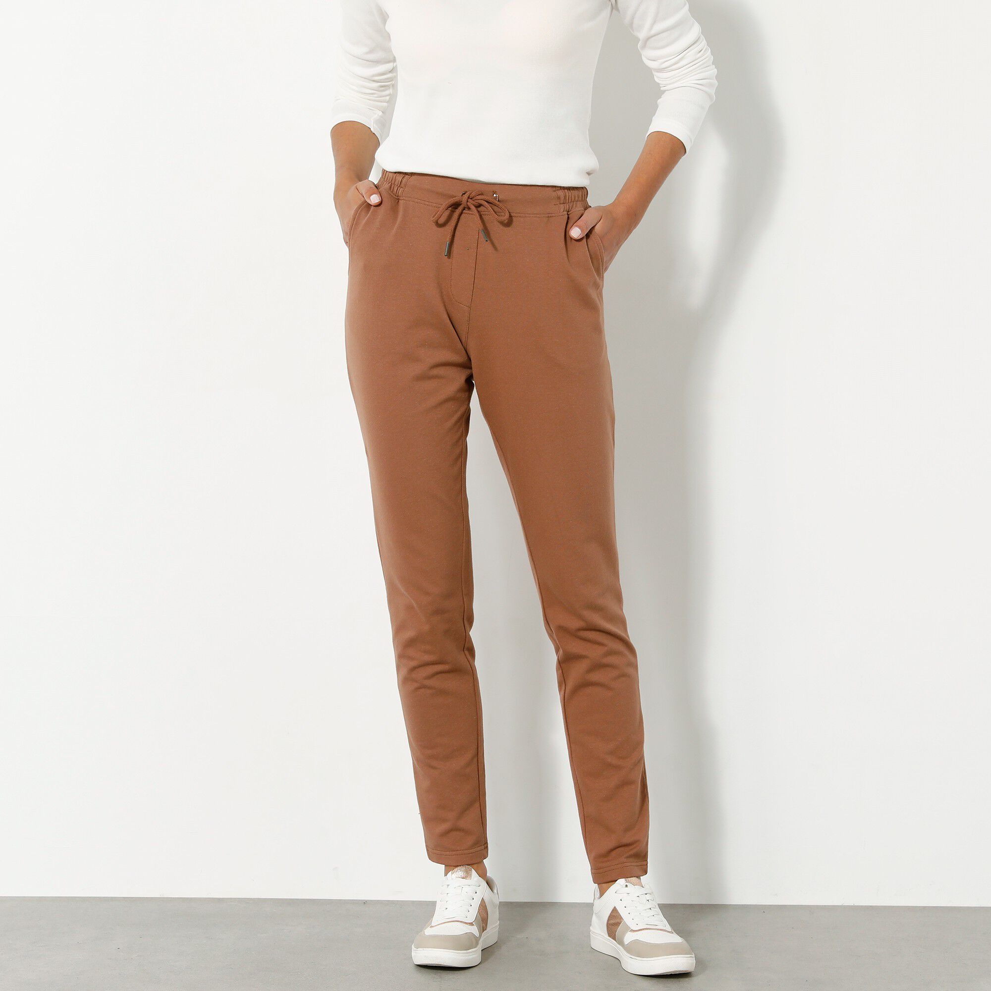 Pantalon jogpant ceinture élastiquée molleton
