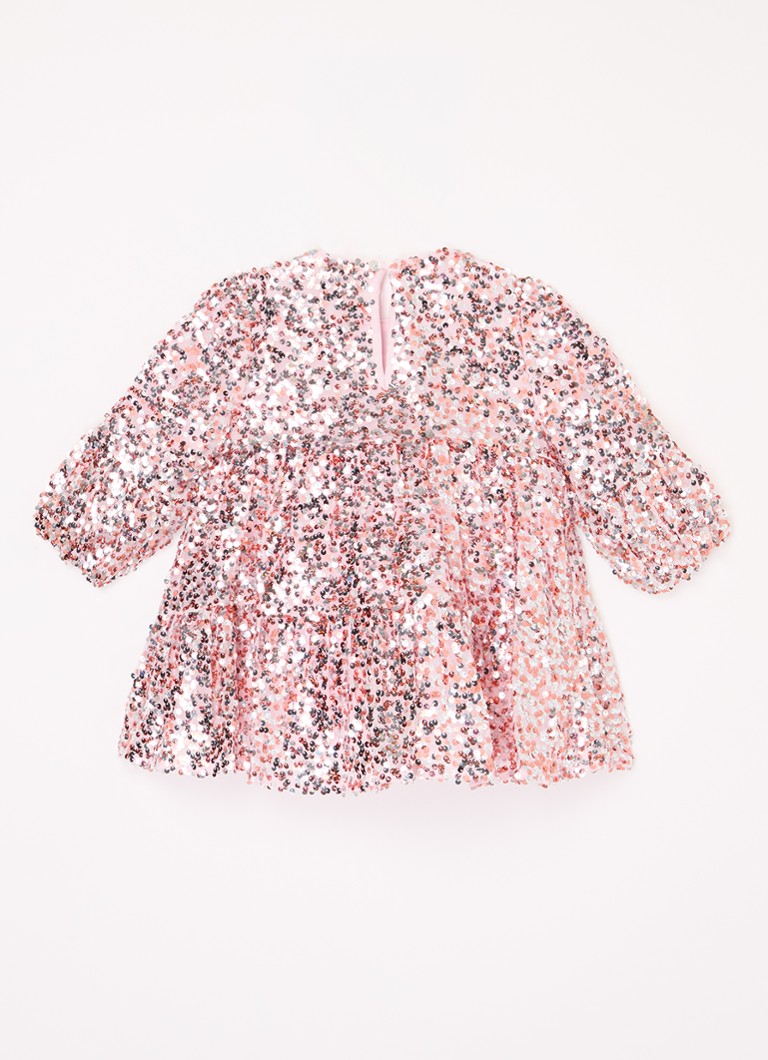 Konges Sløjd Robe tunique lilas à sequins