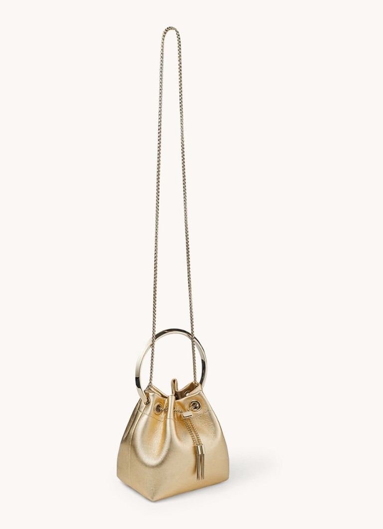 Geantă de mână Jimmy Choo Bon Bon din piele de miel