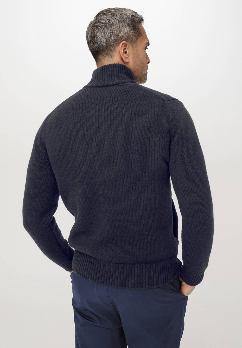 Zip-Jacke aus reiner Bio-Lambswool