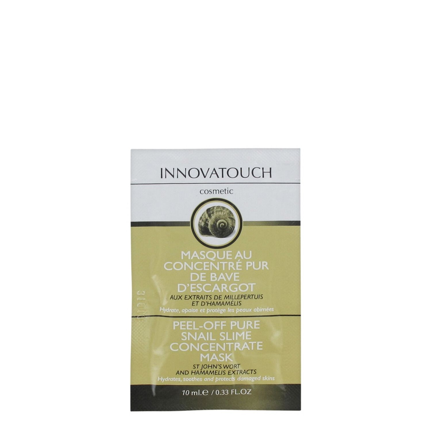 Innovatouch Masque au Concentré de Bave d'Escargot Hydrate, Apaise, Protège les Peaux Abimées
