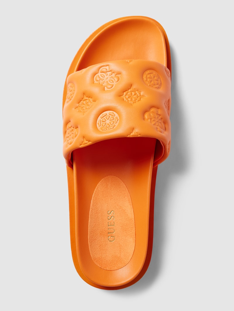 Slides mit Label-Print Modell 'FABETZA' in orange