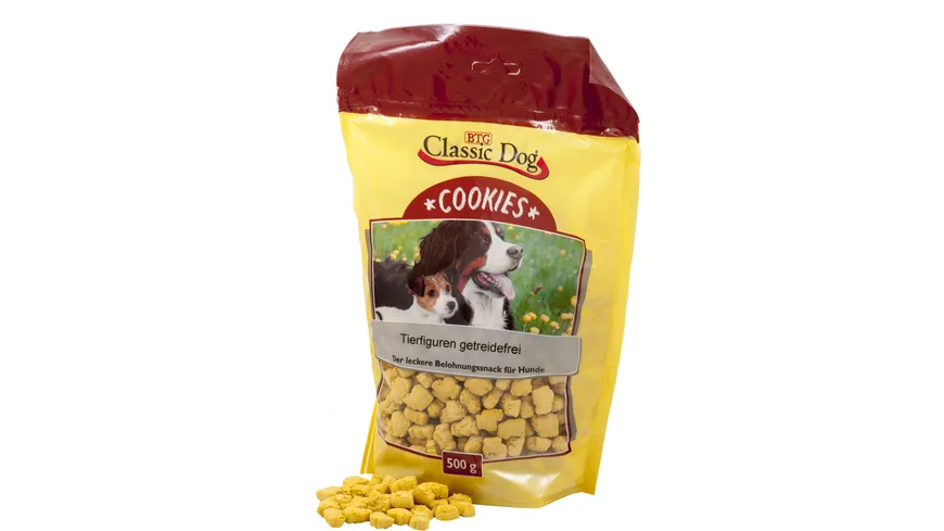 Classic Dog Hundesnack Cookies Tierfiguren getreidefrei 500 g