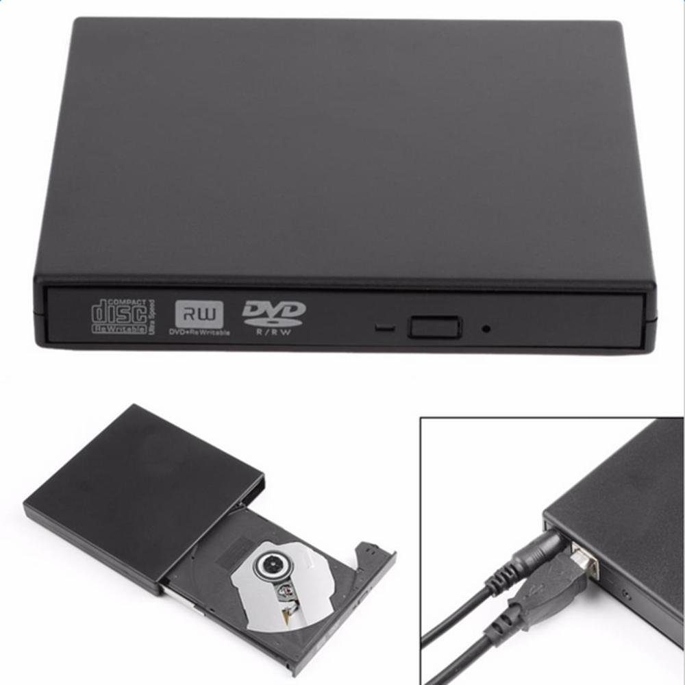 GelldG Externes DVD Laufwerk USB 2.0 CD/DVD Player DVD-ROM Brenner Tragbar DVD-Player (4k Ultra HD, WLAN, 128 GB Festplatte, HD)