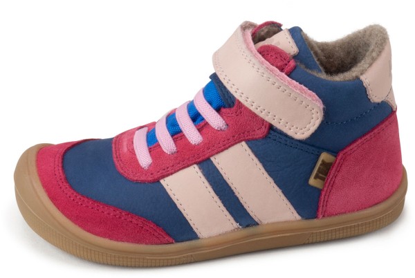 Koel bare ~ Daniel MidCut Sneaker Wollfleece + Tex ~ Fuchsia