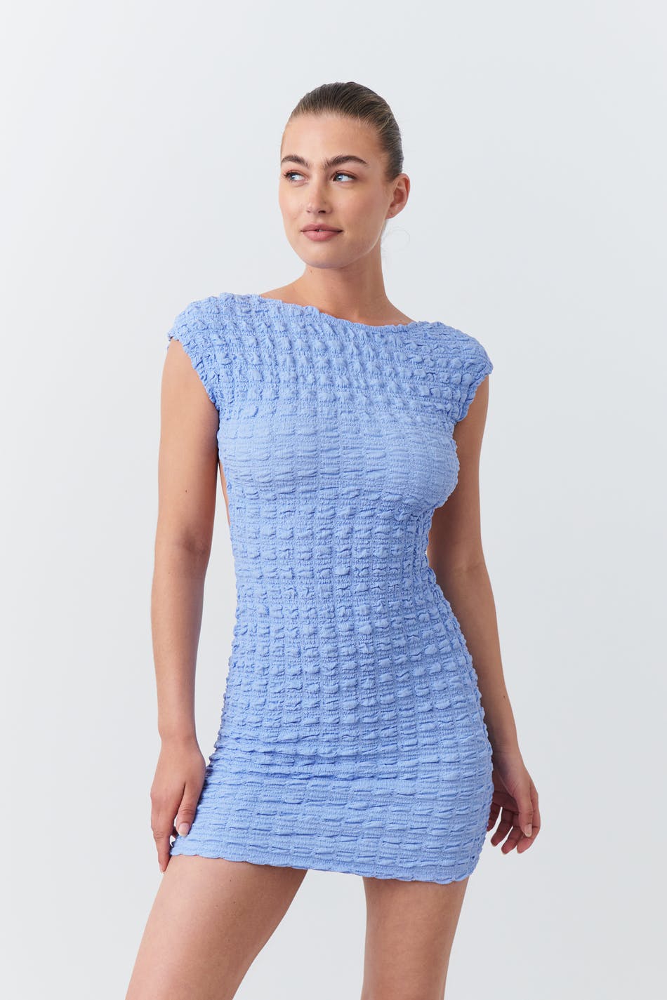 Texture mini dress
